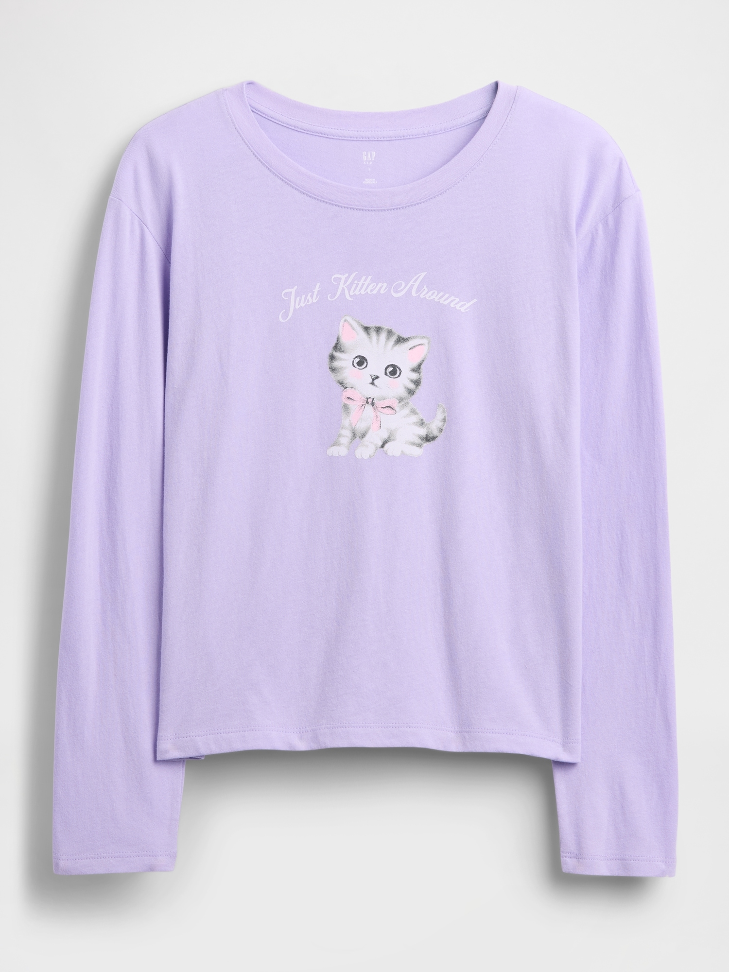 Kids Relaxed Graphic T-Shirt - Purple Lotus