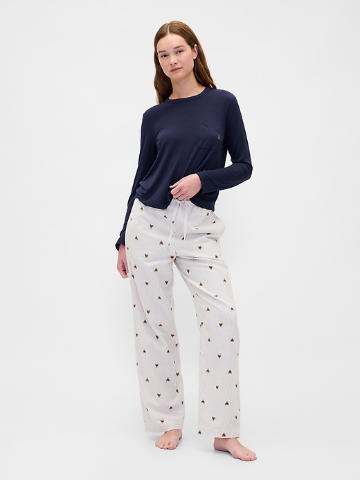 Image number 2 showing, Softest Modal Pocket PJ T-Shirt