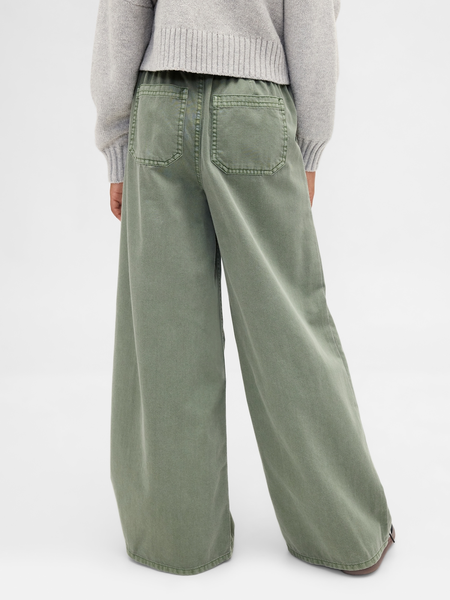 Kids Twill Baggy Pants