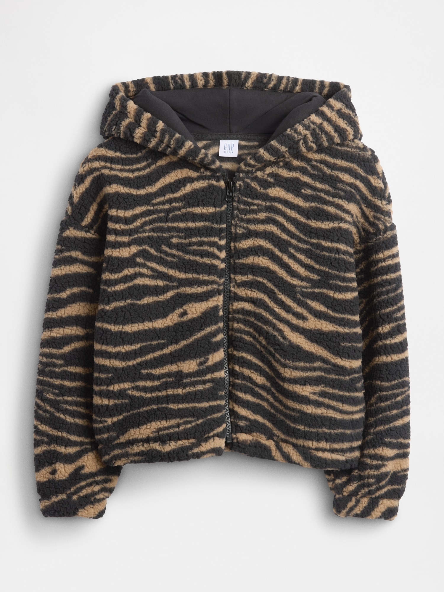 Kids Sherpa Relaxed Zip Hoodie