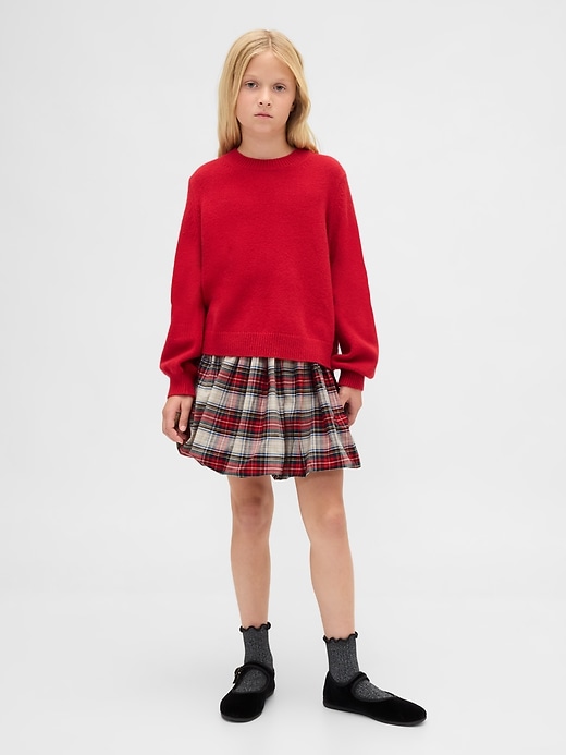 Image number 1 showing, Kids Plaid Bubble Skirt