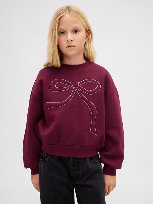 Image number 1 showing, Kids Embellished Dolman Sweatshirt