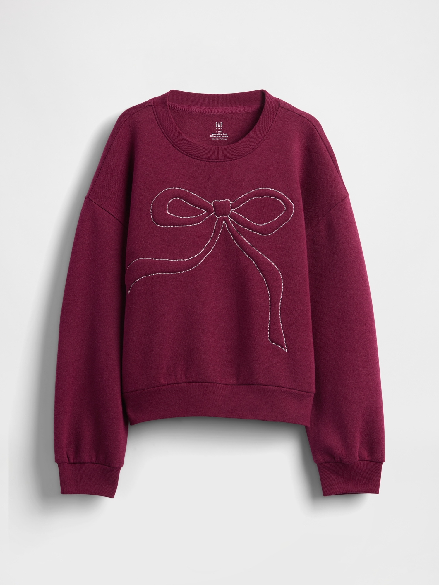 Kids Embellished Dolman Sweatshirt