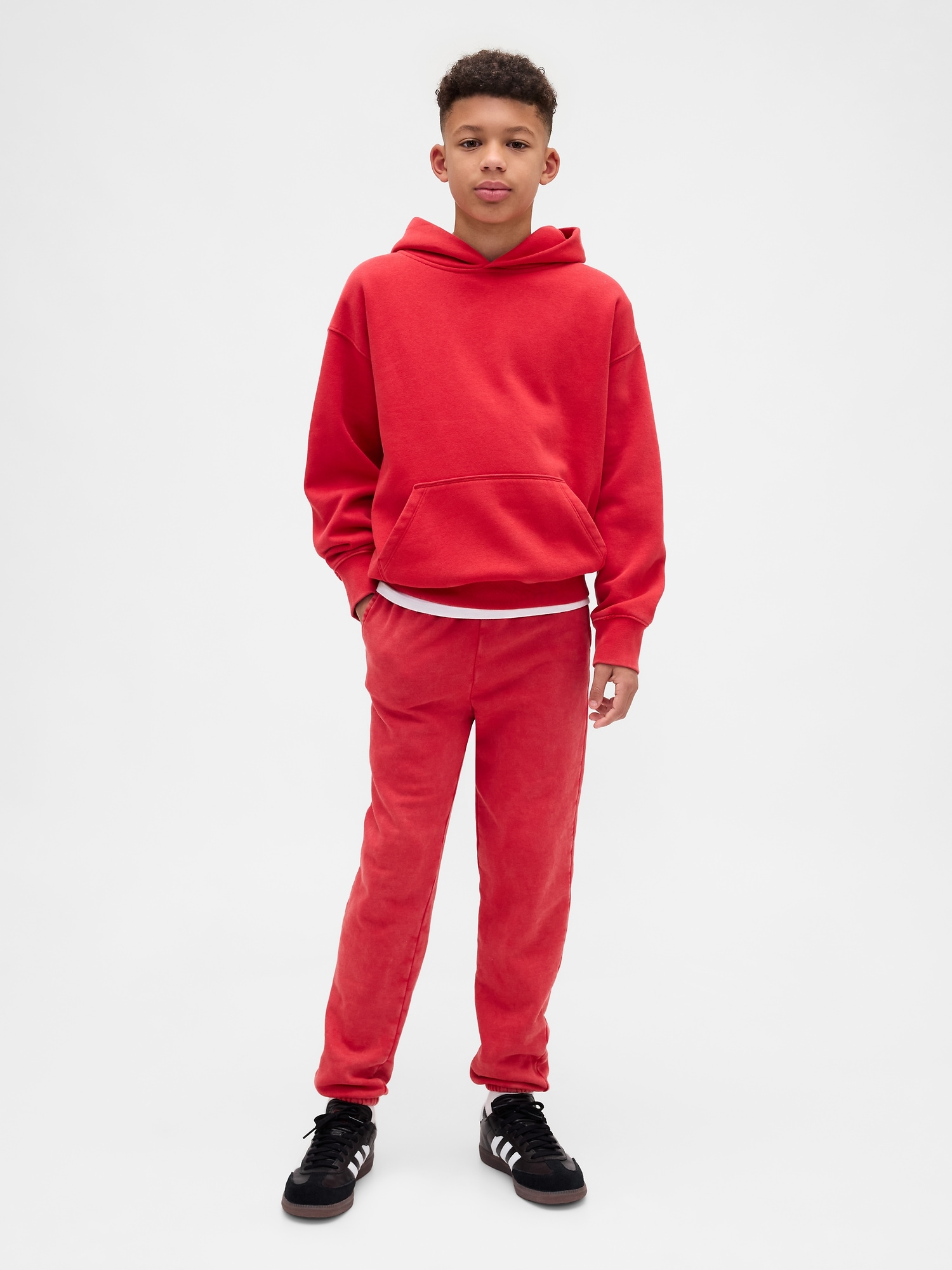 Kids VintageSoft Relaxed Joggers - Modern Red