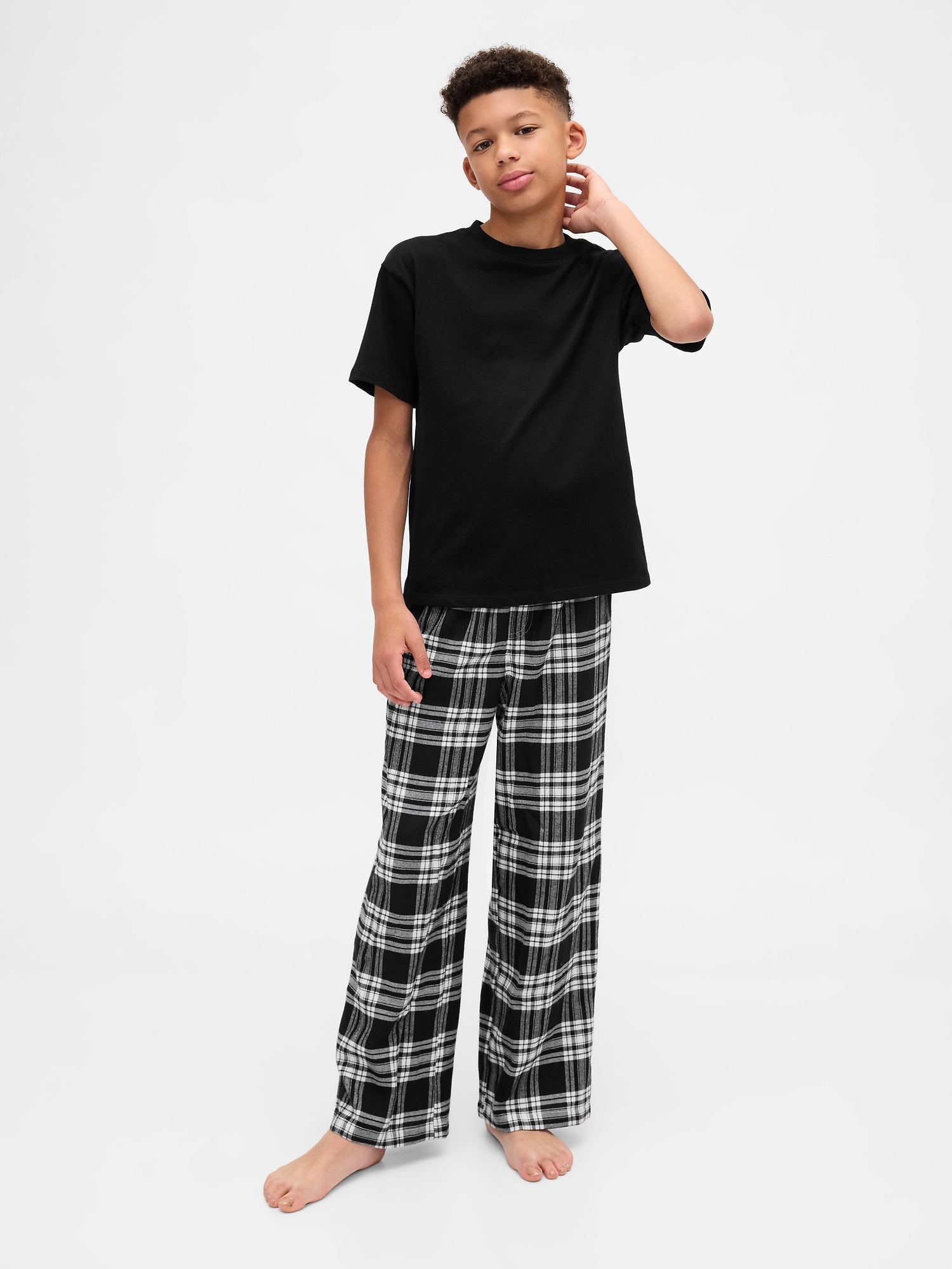 Kids Recycled Flannel PJ Pants