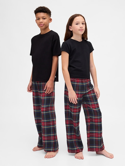 Image number 1 showing, Kids Recycled Flannel PJ Pants