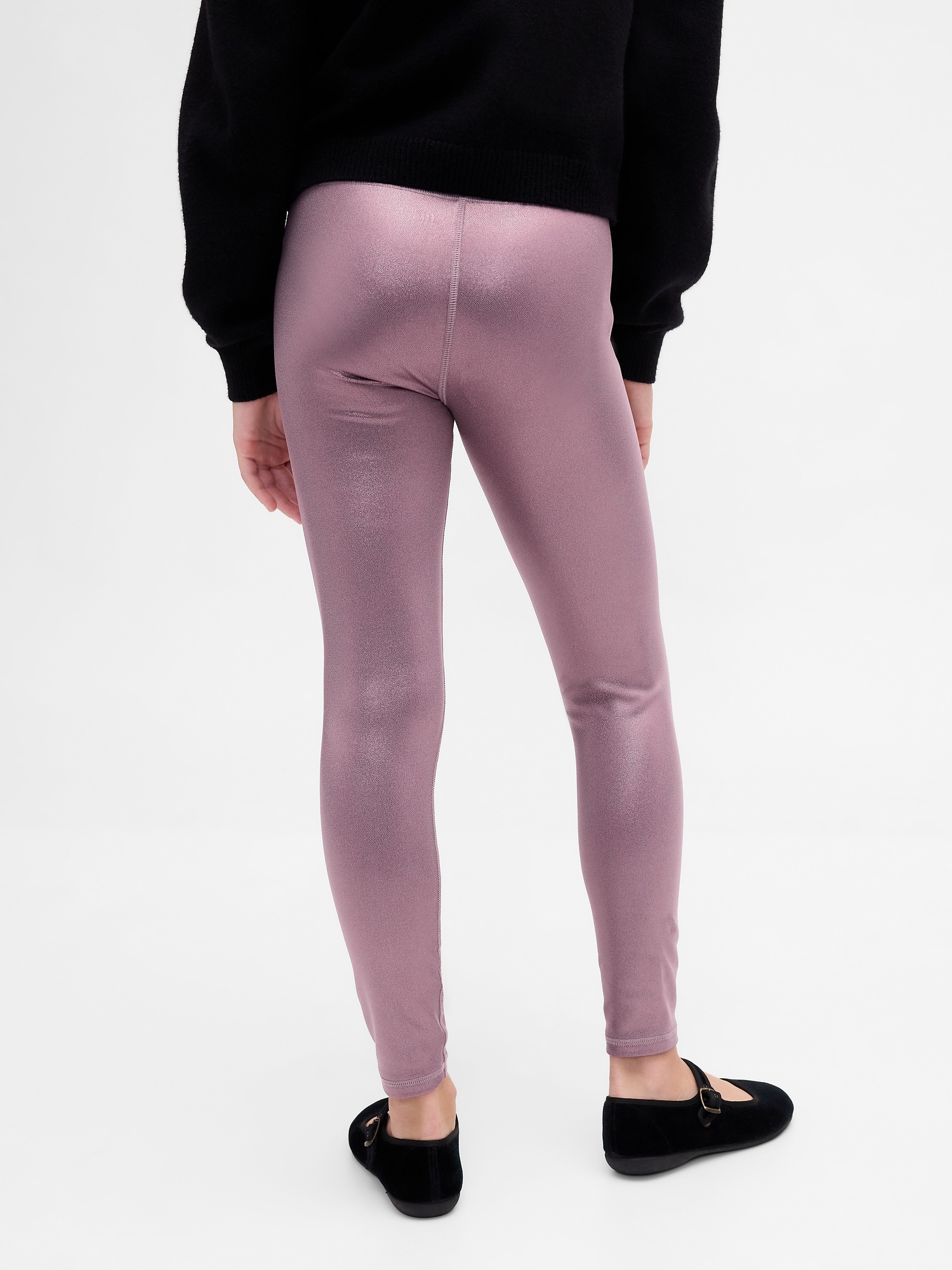 Детские леггинсы Gap Shine с блеском — фото 4