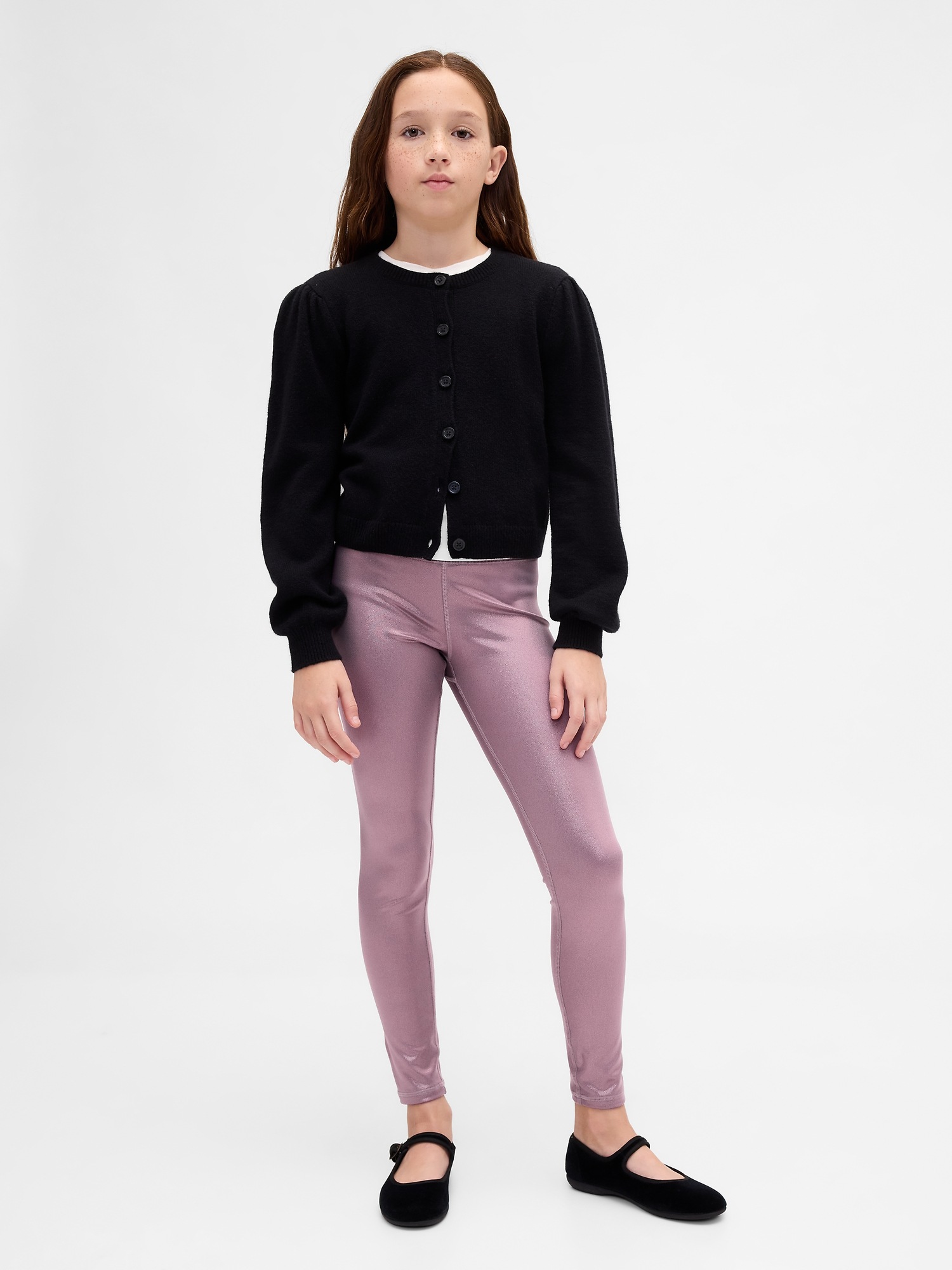 Детские леггинсы Gap Shine с блеском