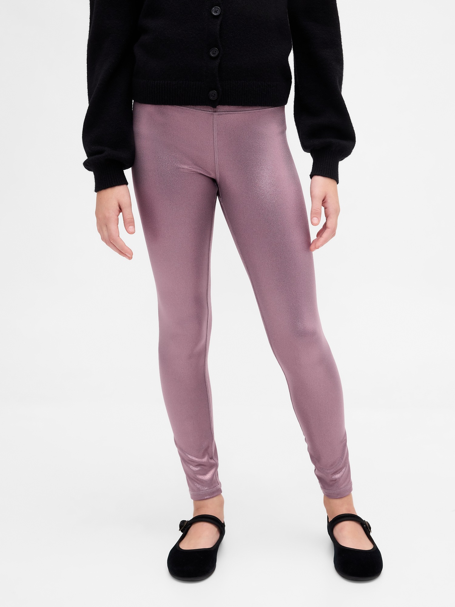 Детские леггинсы Gap Shine с блеском — фото 3