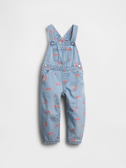 Image number 1 showing, Baby & Toddler Heart Horseshoe Overalls