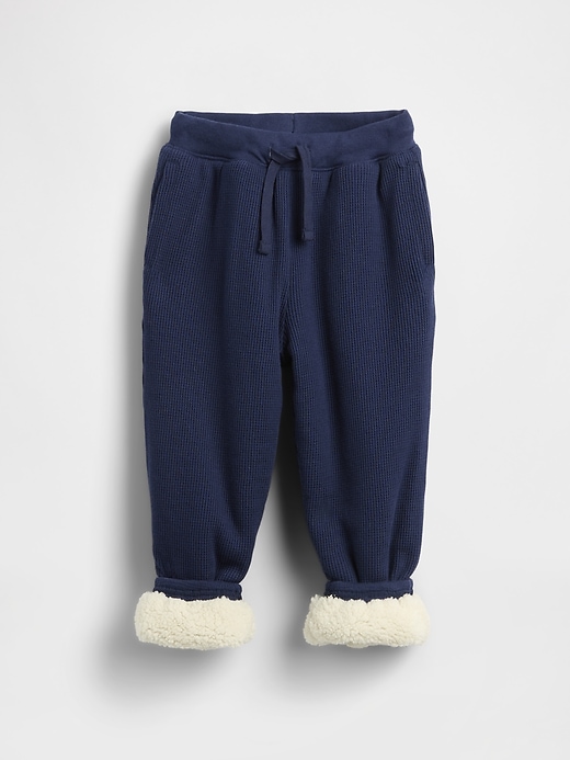 Image number 3 showing, Baby & Toddler Sherpa-Lined Thermal Joggers