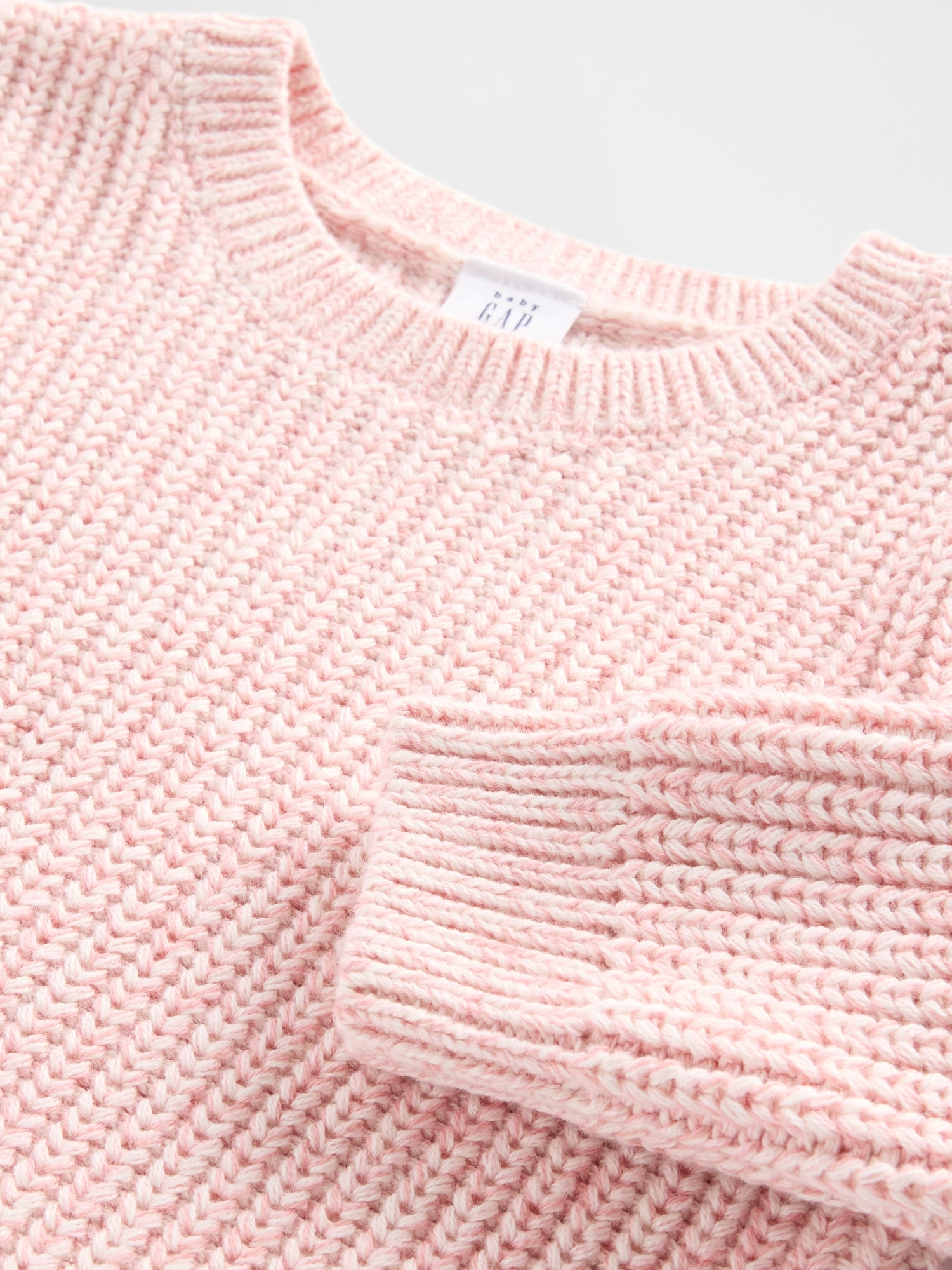 Baby Marled Sweater Outfit Set