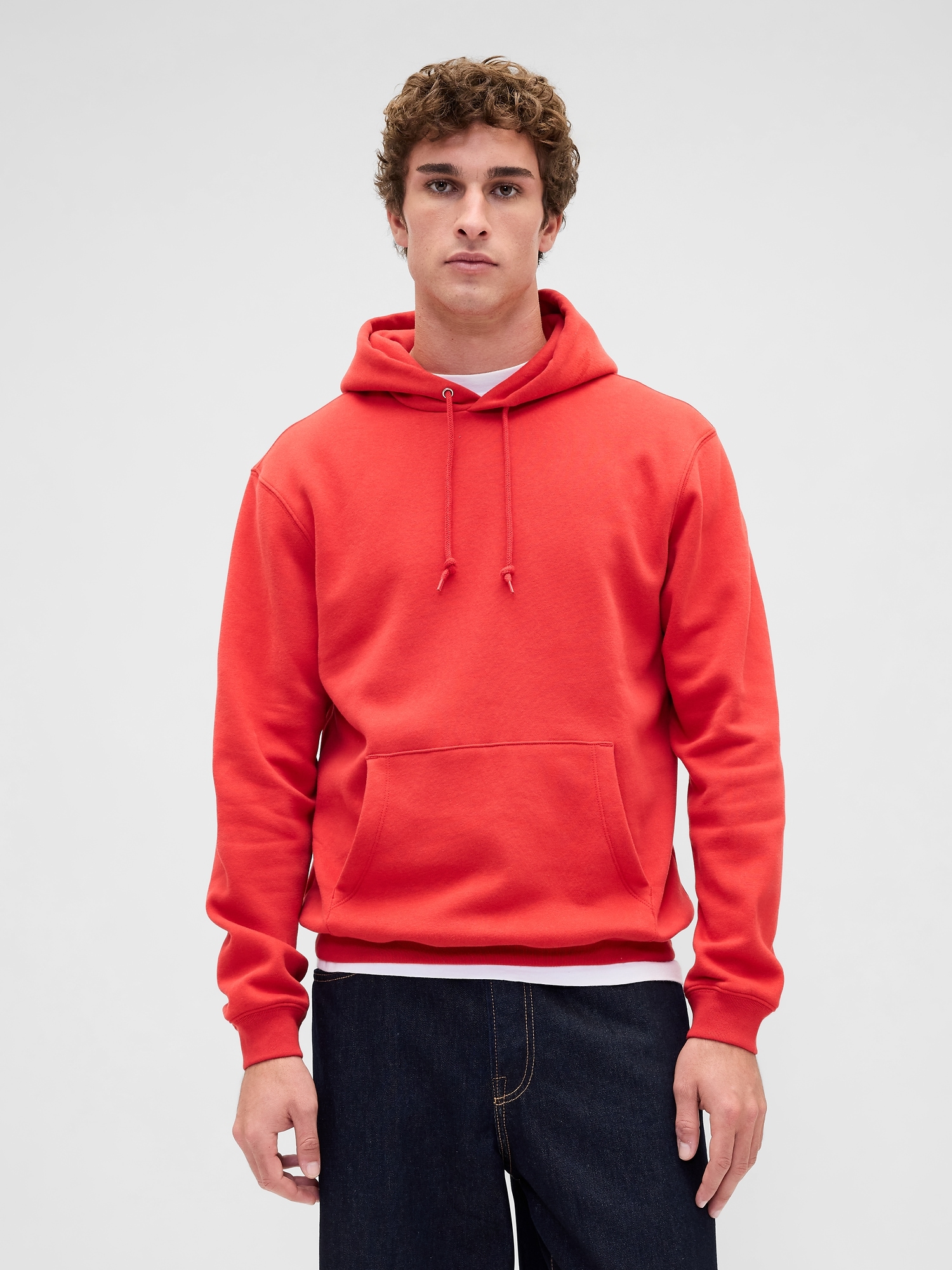Adult VintageSoft Relaxed Hoodie - Modern Red