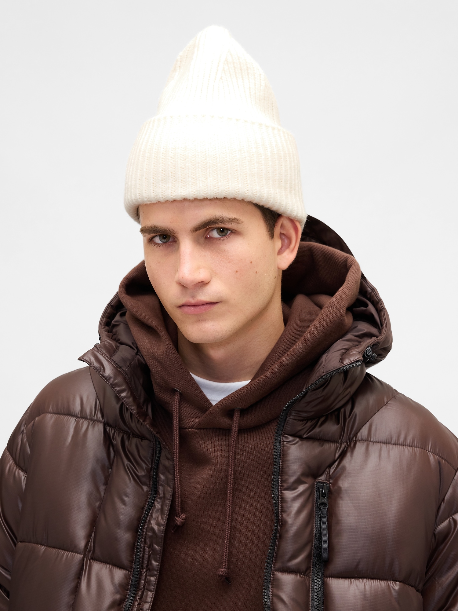 CashSoft Beanie - Ivory Frost