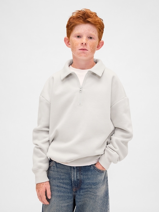 Image number 4 showing, Kids VintageSoft Quarter-Zip Pullover