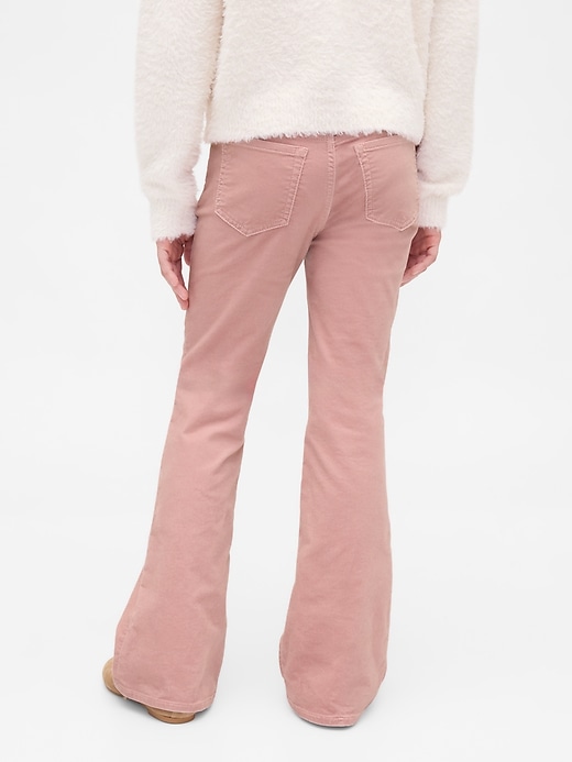 Image number 4 showing, Kids High Rise Velvet '70s Flare Pants