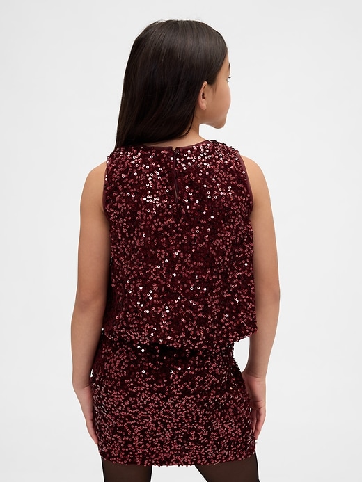 Kids Sequin Bubble Top