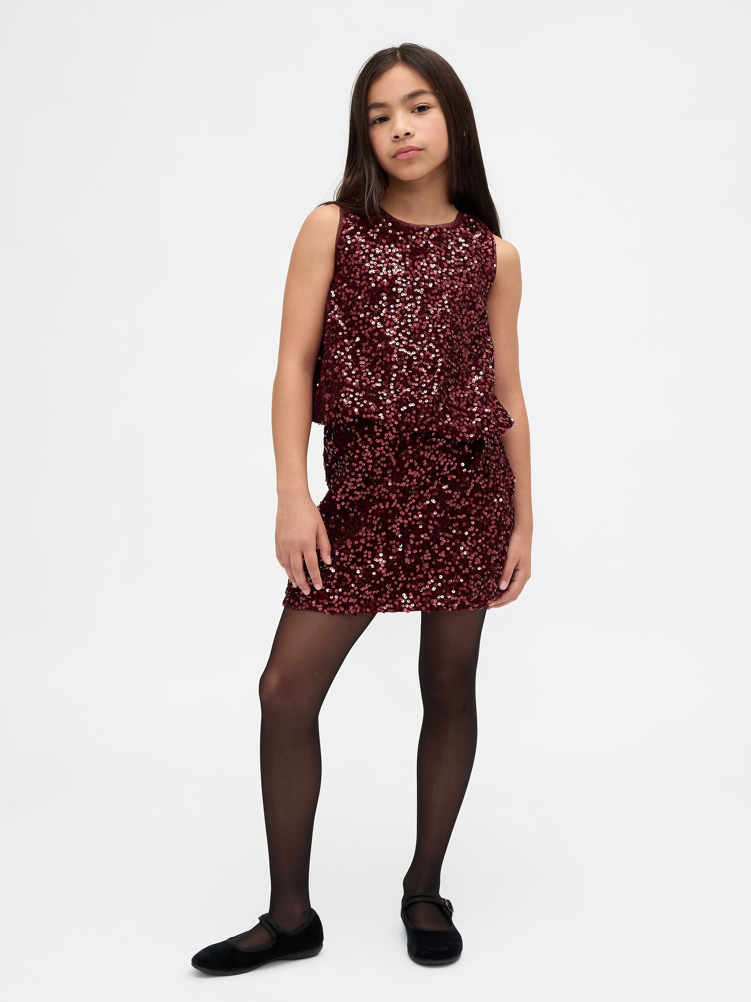 Kids Sequin Bubble Top
