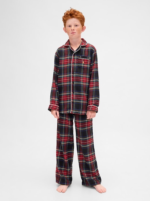 Kids Recycled Flannel PJ Set