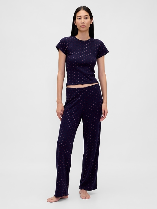 Image number 2 showing, Pointelle PJ T-Shirt