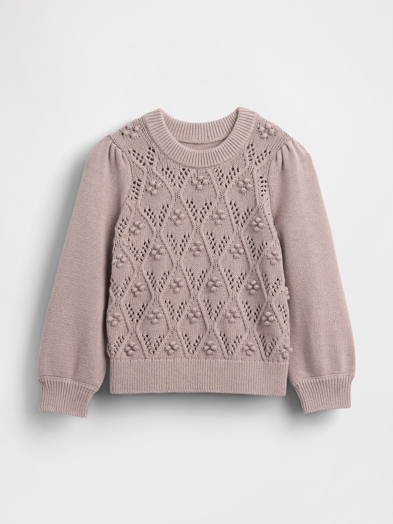 Baby & Toddler Puff-Sleeve Sweater - New Quail