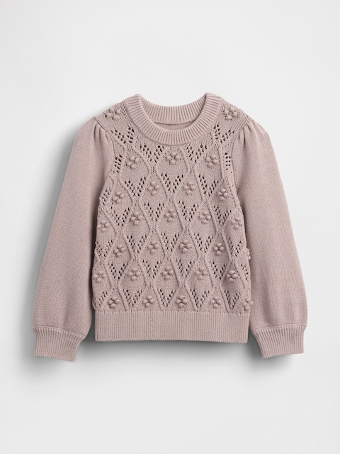Baby & Toddler Puff-Sleeve Sweater