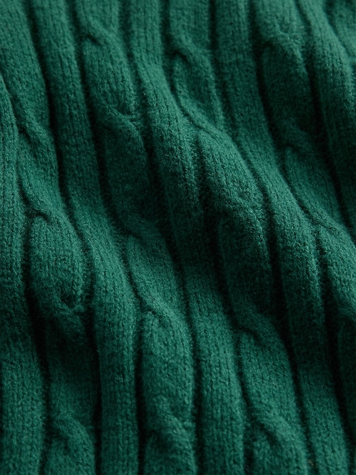 Image number 4 showing, CashSoft Cable-Knit Sweater Pants