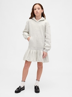 Kids Oversized Hoodie Sweatshirt Dress