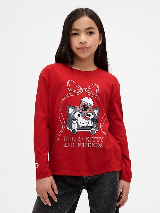 Image number 1 showing, Kids Oversized Graphic T-Shirt