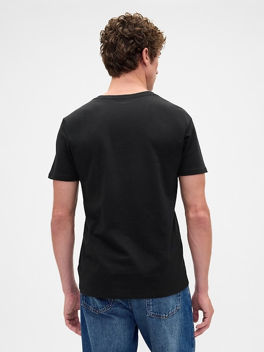 Image number 2 showing, Cotton Jersey V-Neck T-Shirt