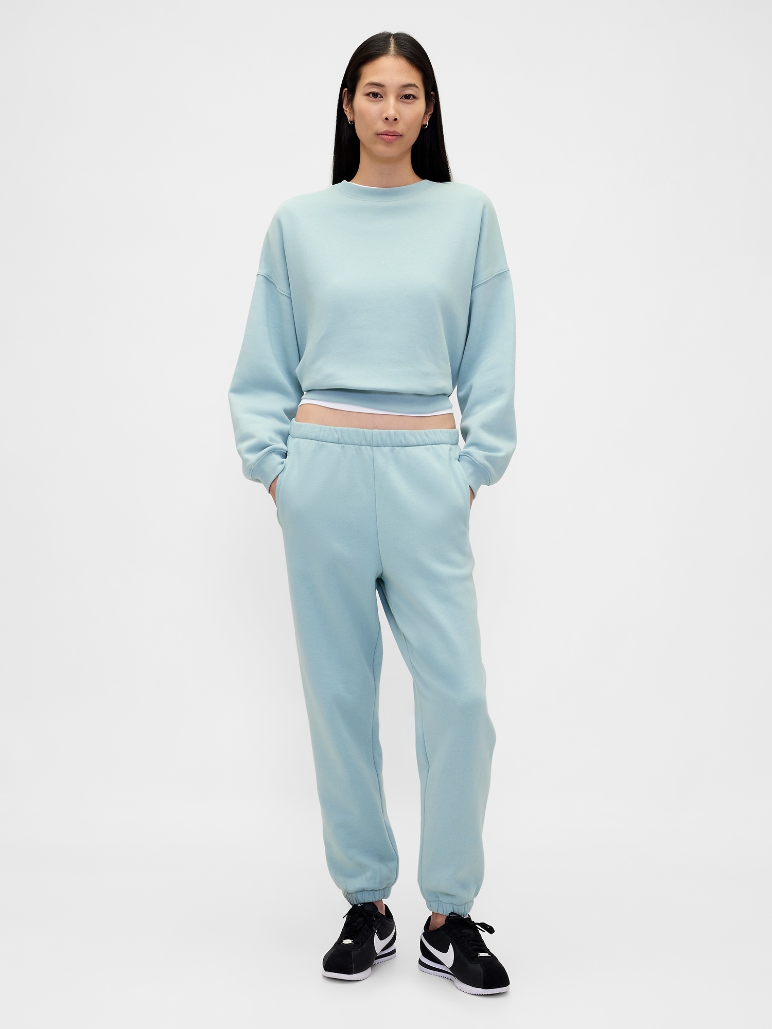 High Rise VintageSoft Relaxed Joggers - Light Autumn Blue