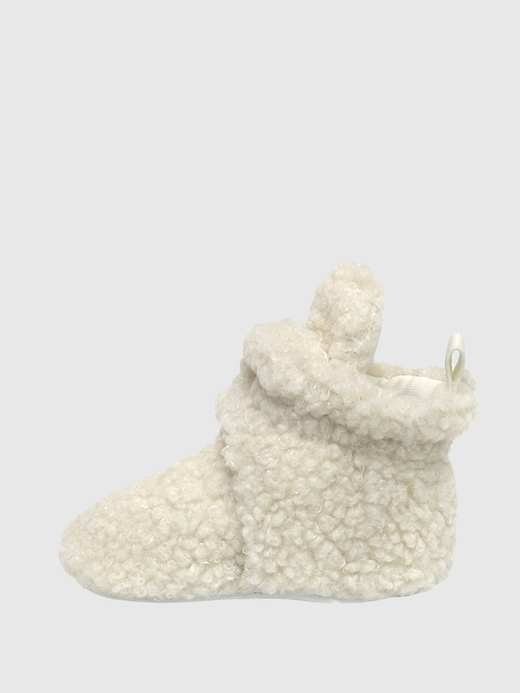 Image number 5 showing, Robeez Baby Sherpa Snap Booties