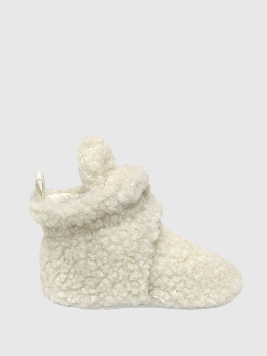 Image number 1 showing, Robeez Baby Sherpa Snap Booties