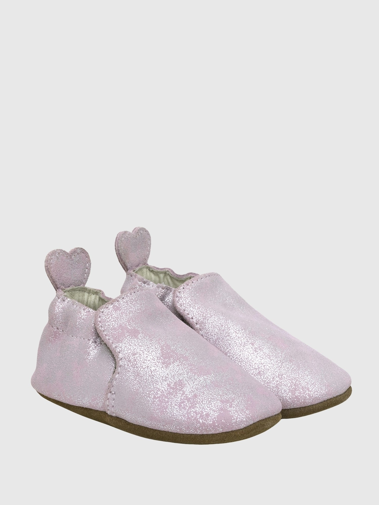 Пинетки с мягкой подошвой Gap Robeez Baby Pretty Pearl, цвет: Розовый — фото 2