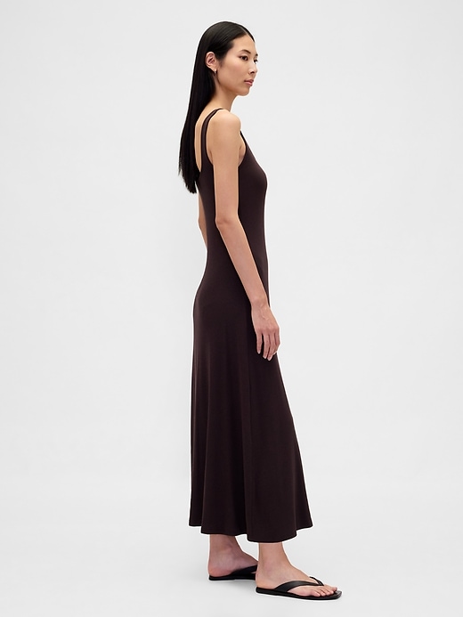 Image number 3 showing, Modern Square-Neck Maxi Dress
