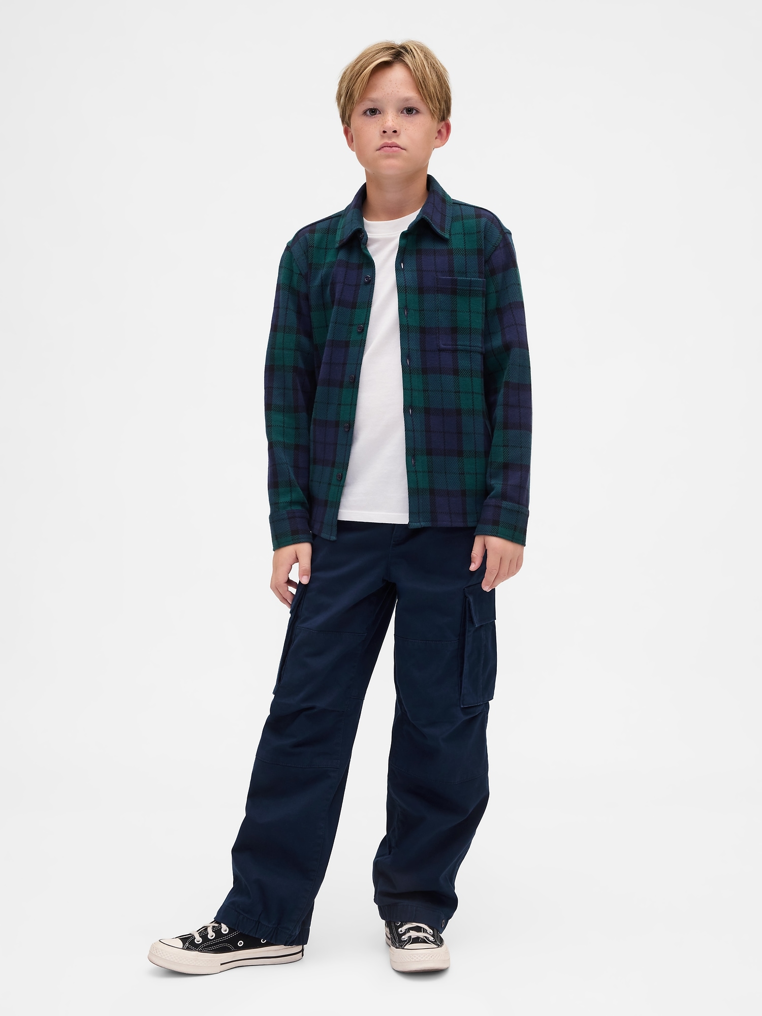 Kids Jersey-Lined Cargo Pants