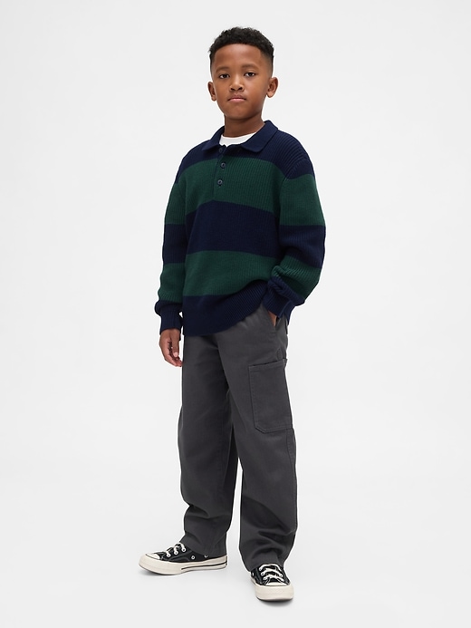 Image number 1 showing, Kids Brushed Easy Cargo Pants
