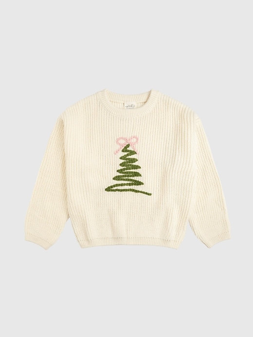 Image number 1 showing, Sweet Wink Coquette Christmas Tree Knit Sweater