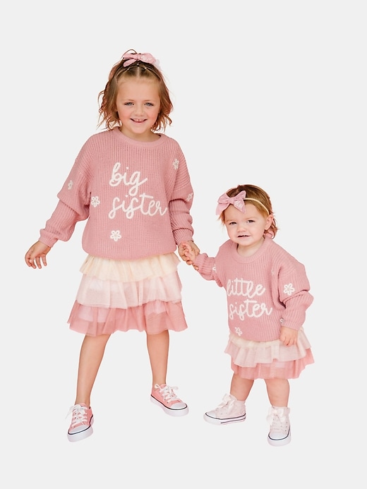 Image number 4 showing, Sweet Wink Little Sister Knit Sweater