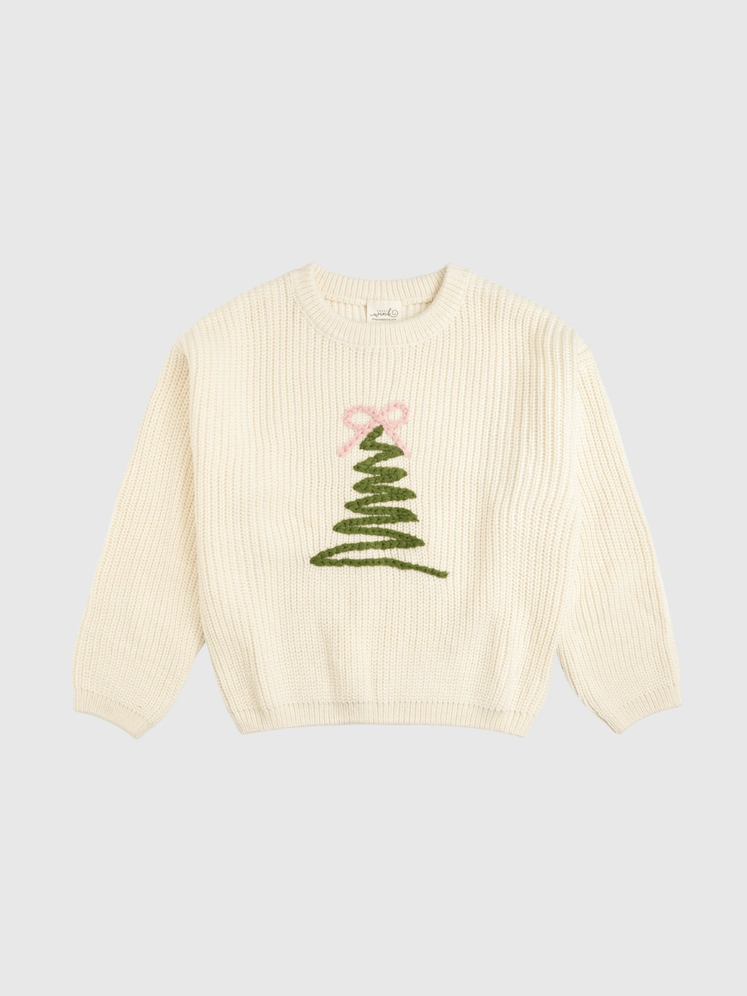 Sweet Wink Coquette Christmas Tree Knit Sweater