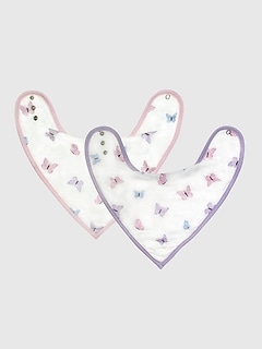 Bamboo Little Butterfly Bib Set