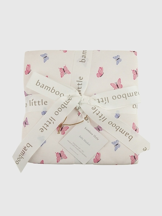 Image number 1 showing, Bamboo Little  Butterfly Baby Blanket