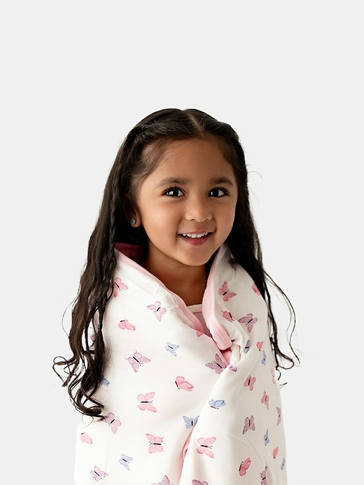 Image number 3 showing, Bamboo Little  Butterfly Baby Blanket