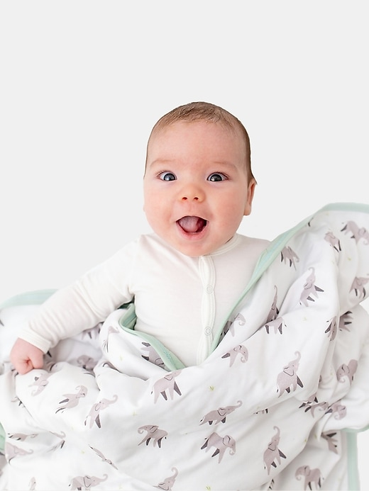 Image number 3 showing, Bamboo Little Elephant Baby Blanket