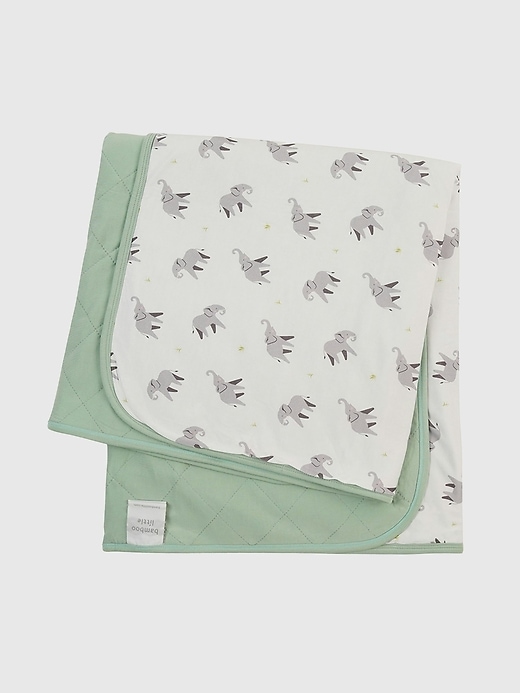 Image number 2 showing, Bamboo Little Elephant Baby Blanket