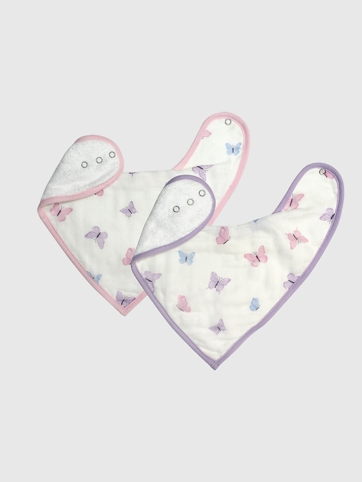 Image number 2 showing, Bamboo Little Butterfly Bib Set