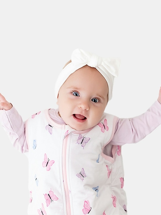 Image number 3 showing, Bamboo Little Butterfly Sleep Sack 0 to 12 Months