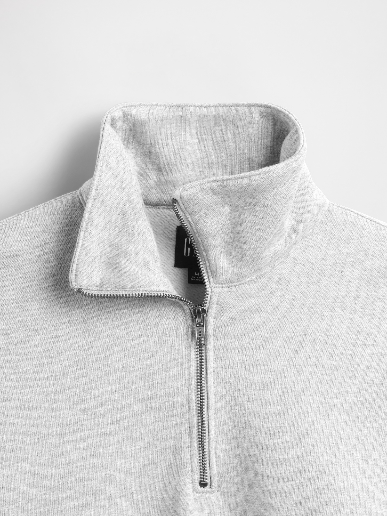 Мужские свитеры Gap Adult Heavyweight Oversized Quarter-Zip Pullover — фото 4