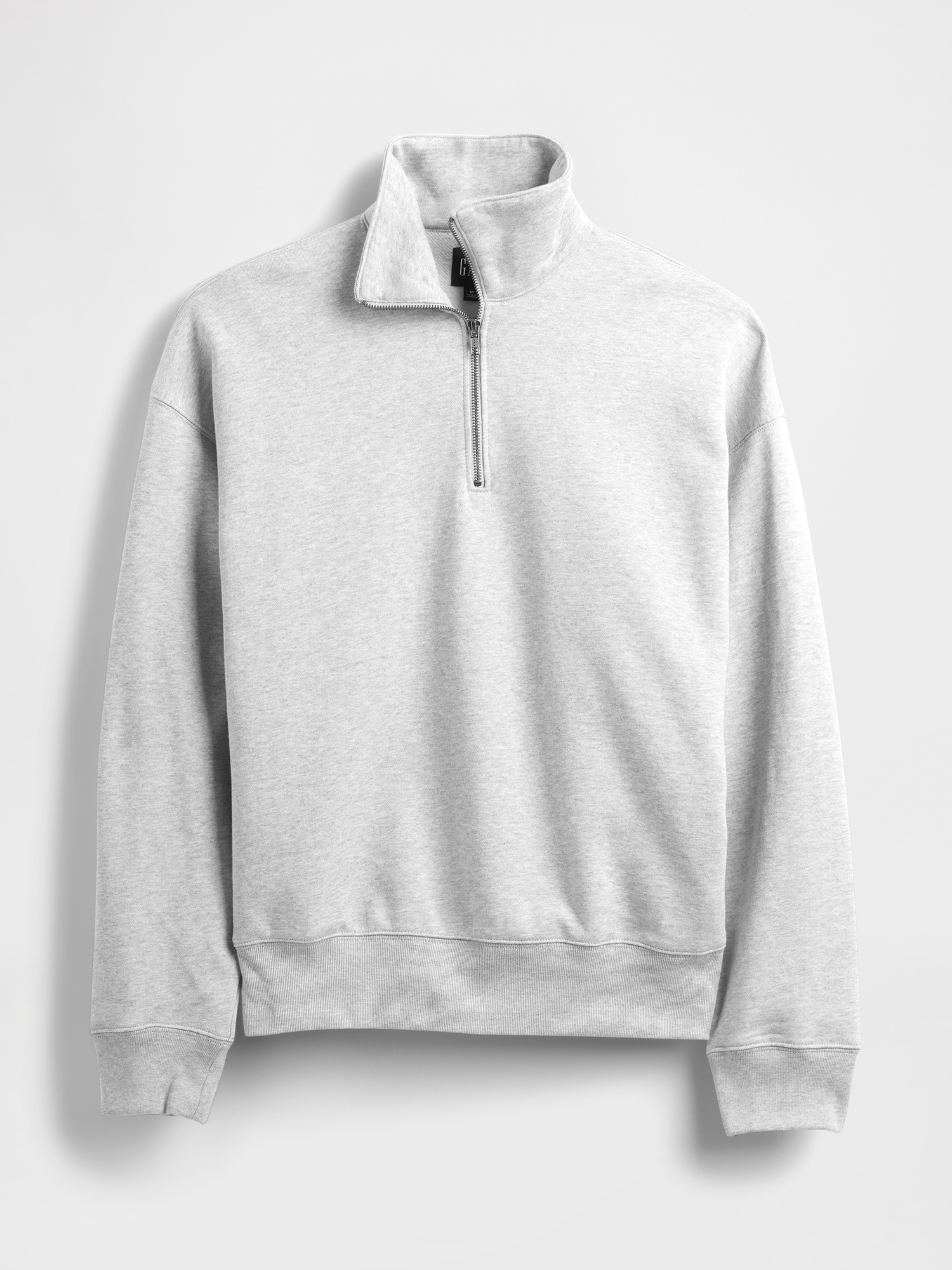 Heavyweight Oversized Quarter-Zip Pullover