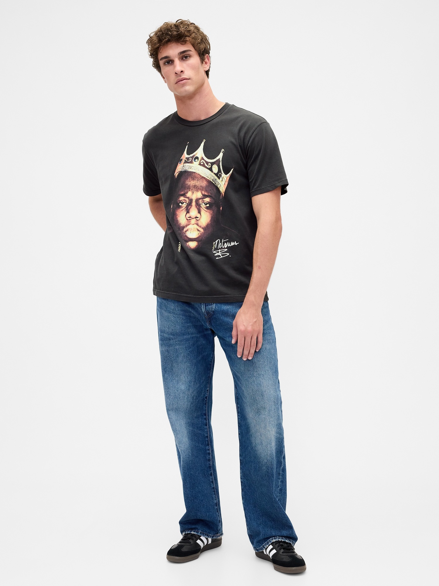 Мужские футболки Gap The Notorious B.I.G. Relaxed Graphic T-Shirt — фото 2